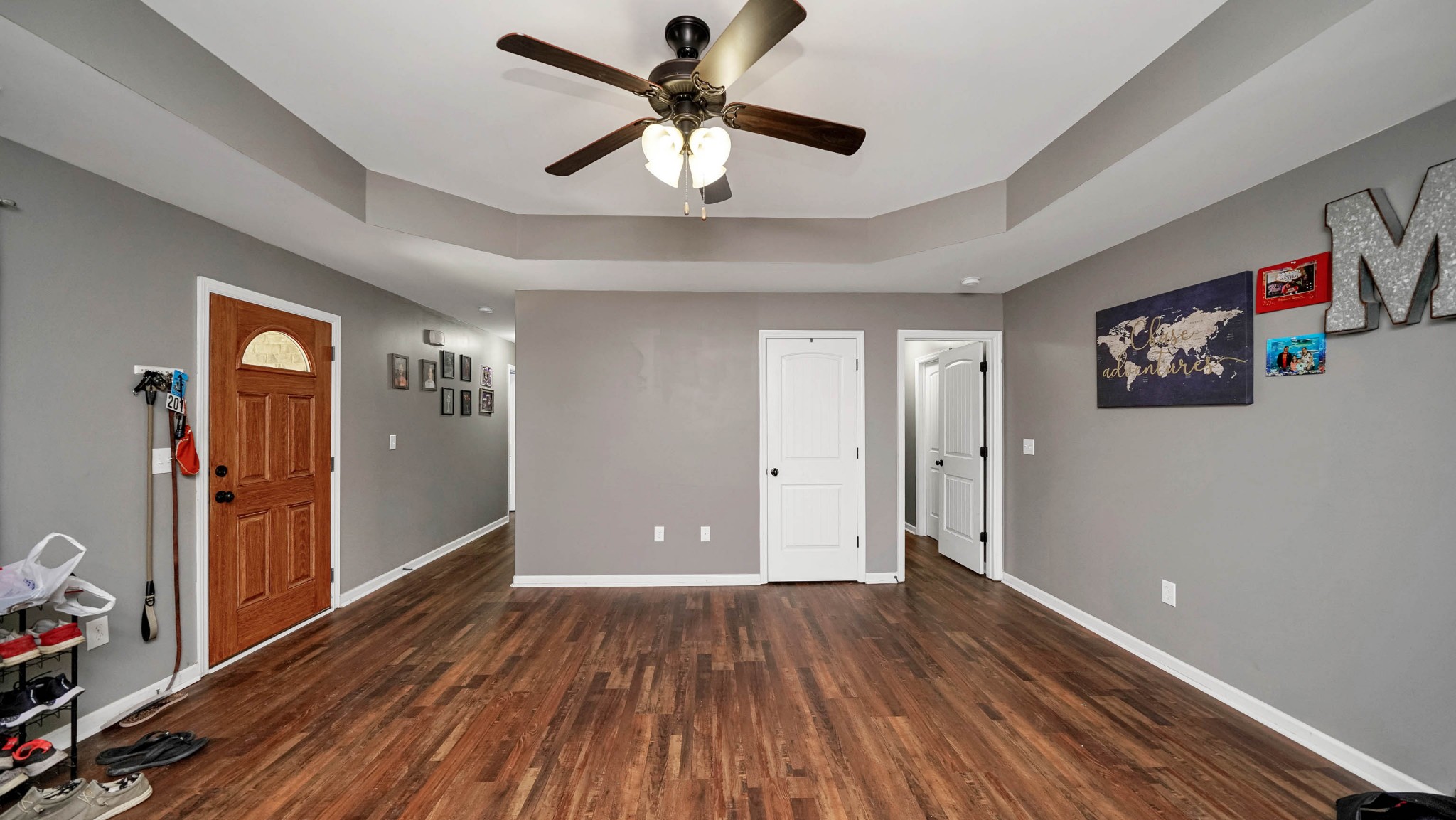 22 Warden Road Fayetteville, TN 37334 - Photo 12 of 34 wooden floor in an empty room with a window