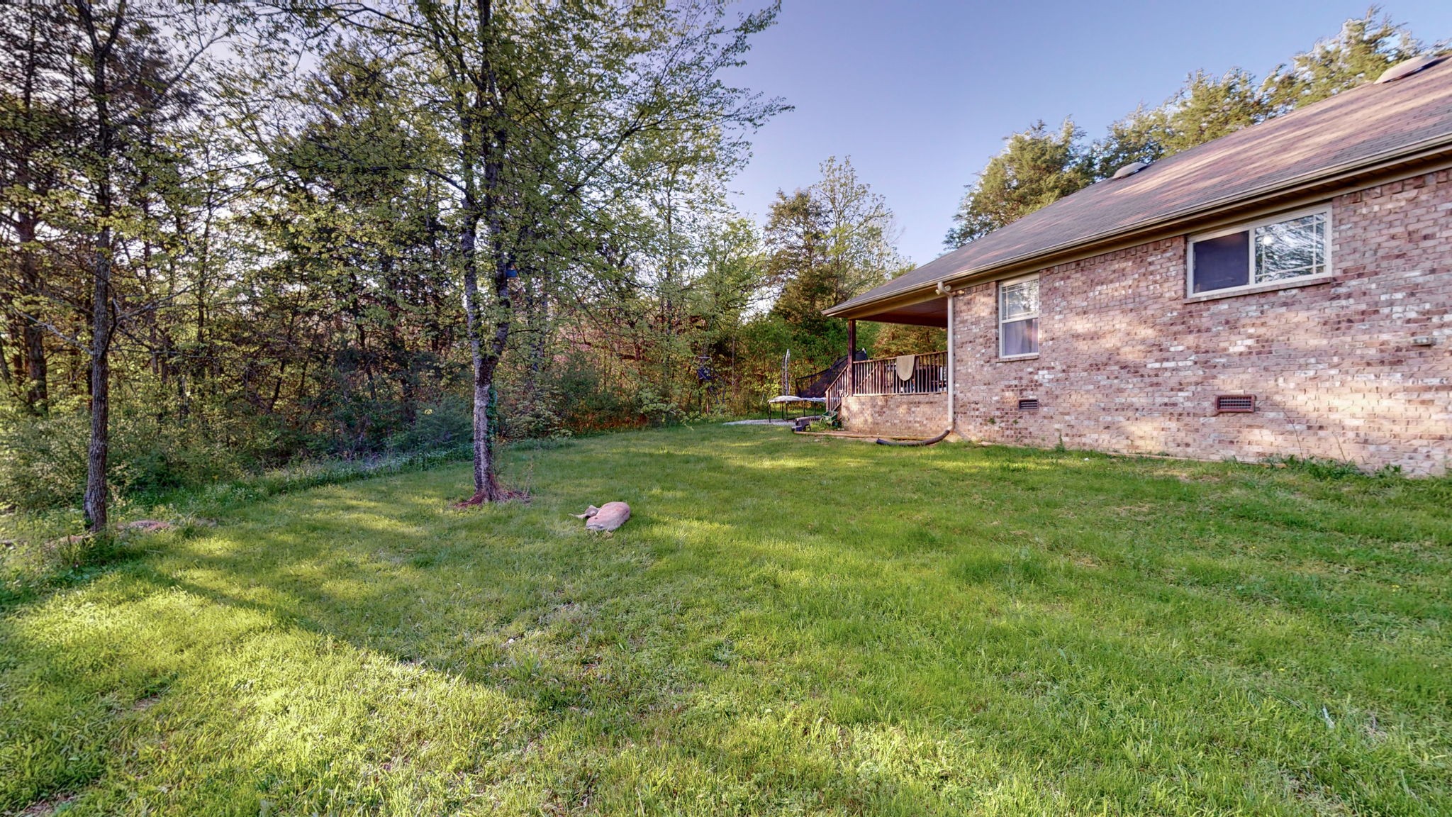 22 Warden Road Fayetteville, TN 37334 - Photo 23 of 34 a view of a backyard with a small cabin