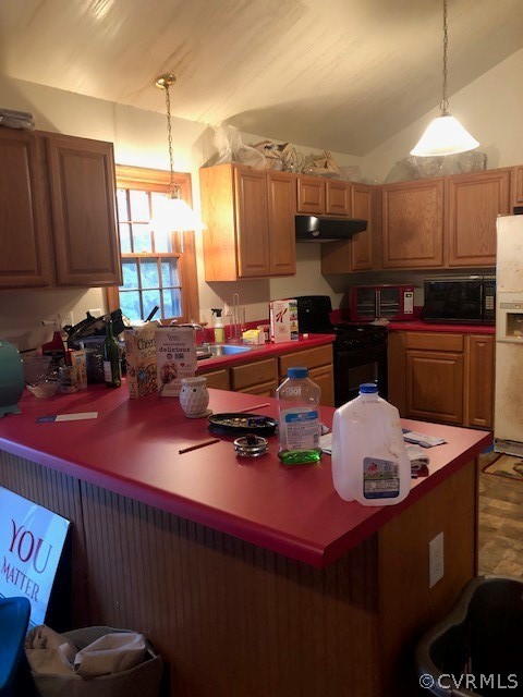4520 River Road West Goochland, VA 23063 - Photo 10 of 18 a kitchen with a sink a stove and a cabinets
