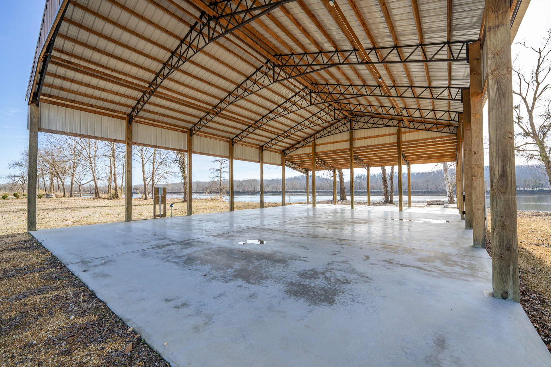 209 Hardin Bottom River Road Clifton, TN 38425 - Photo 23 of 51 a view of an empty room with a sliding door