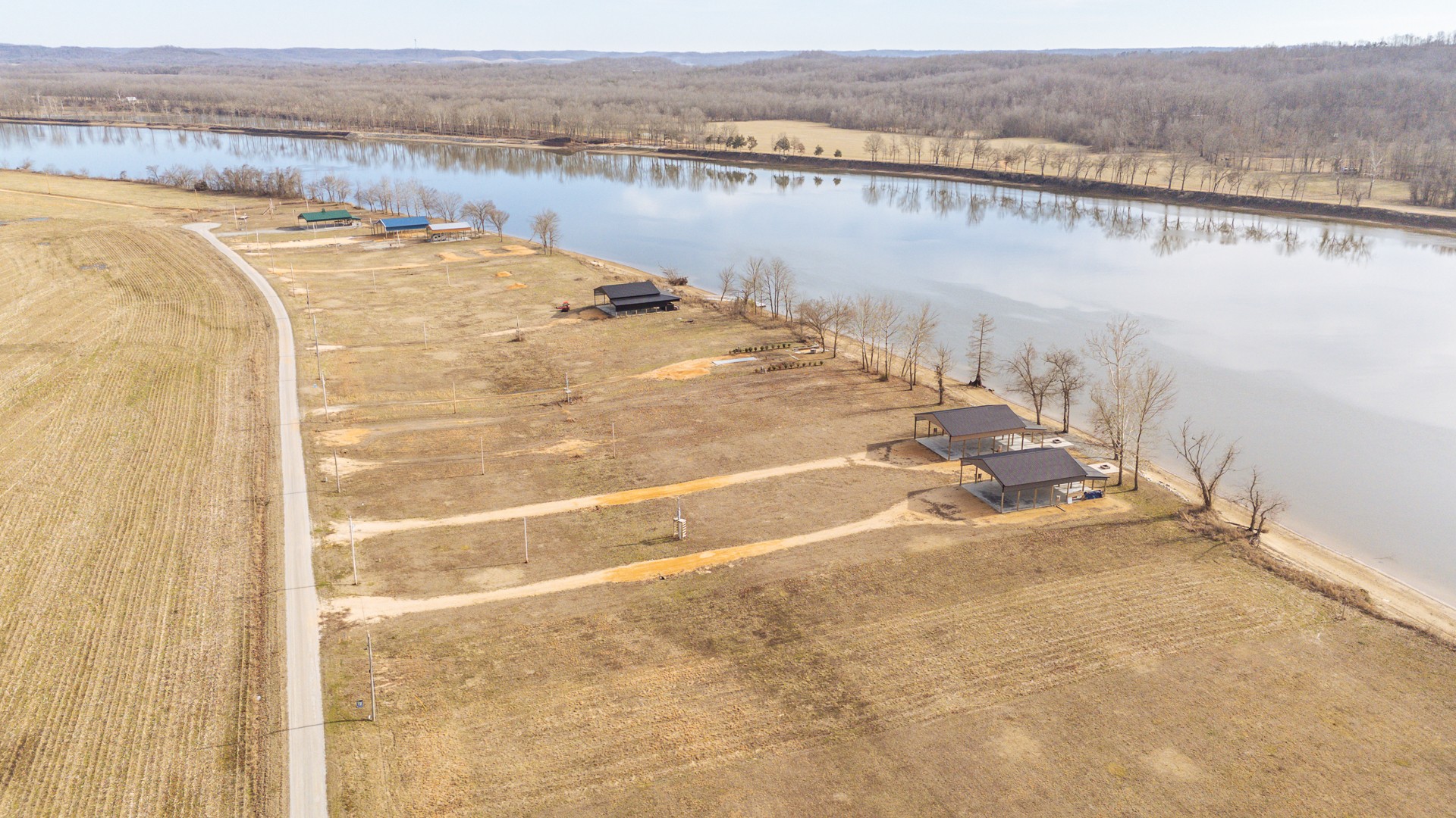 209 Hardin Bottom River Road Clifton, TN 38425 - Photo 40 of 51 a view of a lake with a mountain