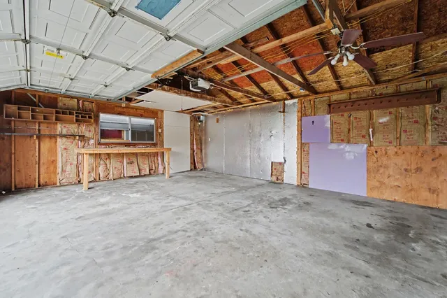 a view of a big room with an empty space