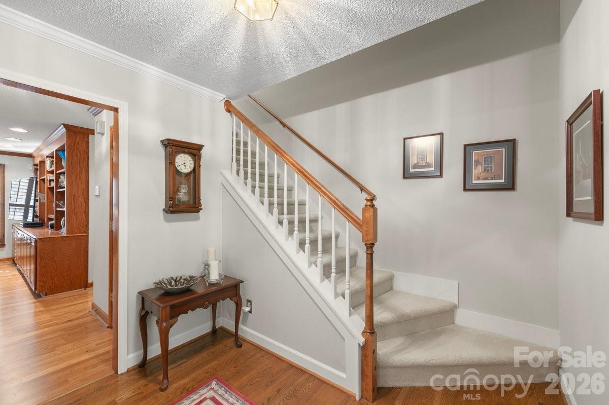 207 Lost Corner Road Morganton, NC 28655 - Photo 9 of 46 a view of entryway and hall with wooden floor