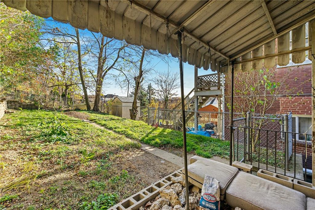 811 6th Street McKees Rocks, PA 15136 - Photo 19 of 19 a view of backyard with plants and outdoor seating