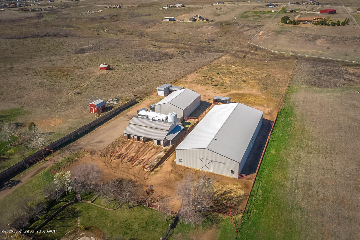 18 Helium Road Amarillo, TX 79124 - Photo 42 of 63 18_Helium_Barn-2_Aerial