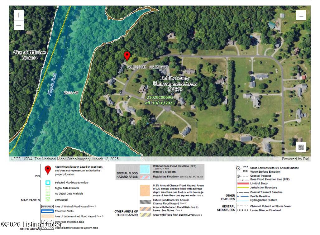 103 East Laurel River Road Shepherdsville, KY 40165 - Photo 13 of 13 103 Laurel River Drive Flood Map