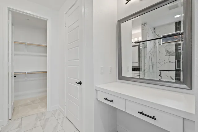 a view of a backyard with plants