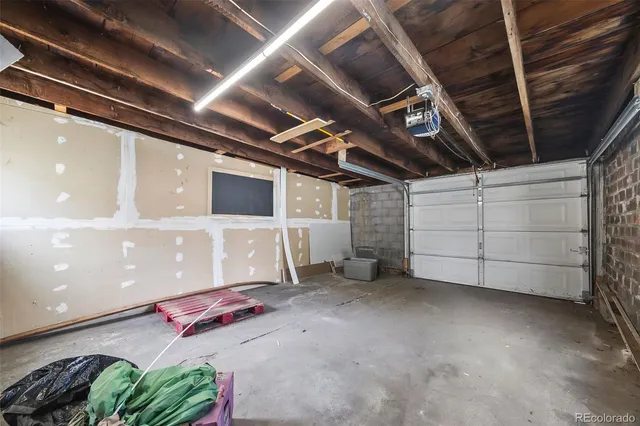 a view of a room with storage