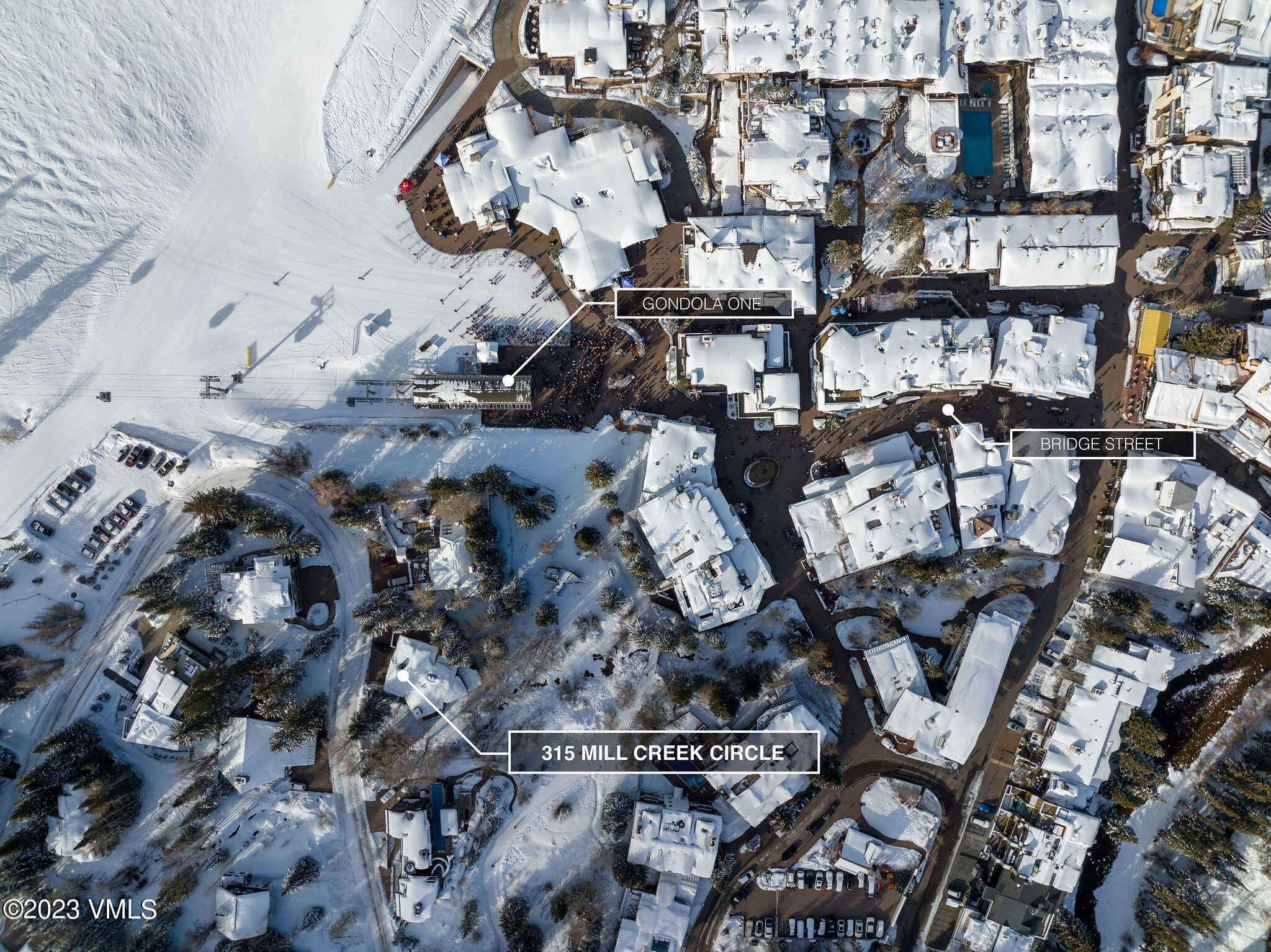 315 Mill Creek Circle Vail, CO 81657 - Photo 46 of 47 315_mill_creek_aerial_a