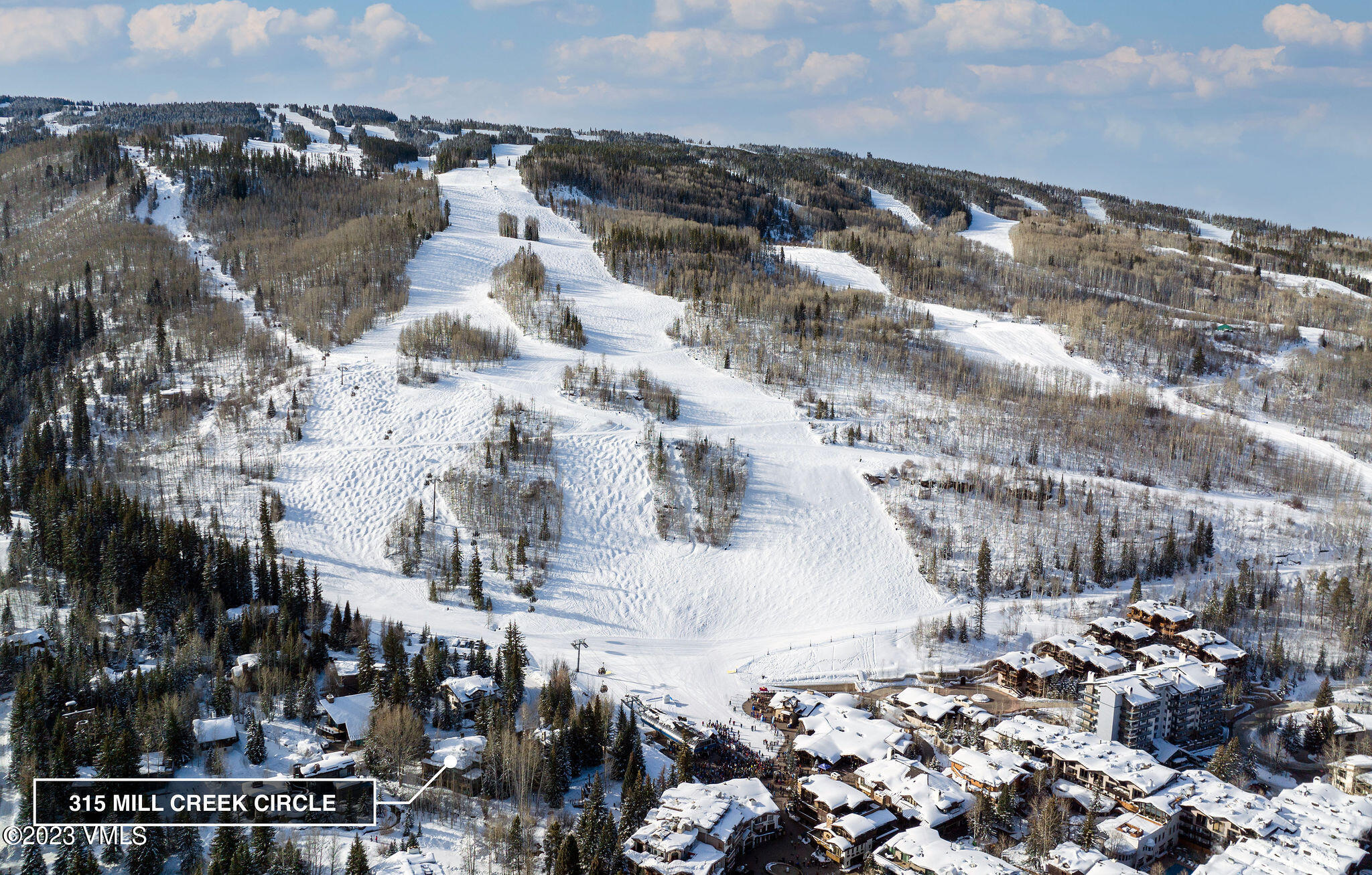 315 Mill Creek Circle Vail, CO 81657 - Photo 47 of 47 315_mill_creek_aerial_c