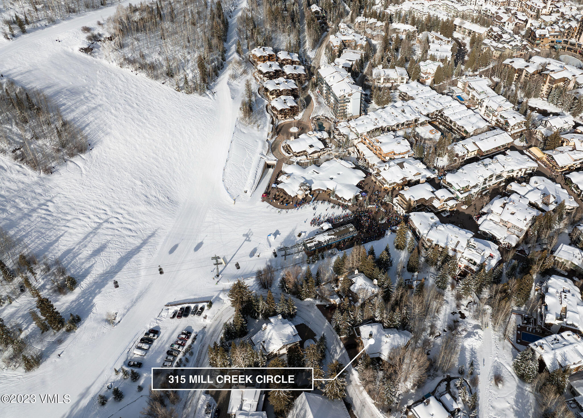315 Mill Creek Circle Vail, CO 81657 - Photo 9 of 47 315_mill_creek_aerial_f