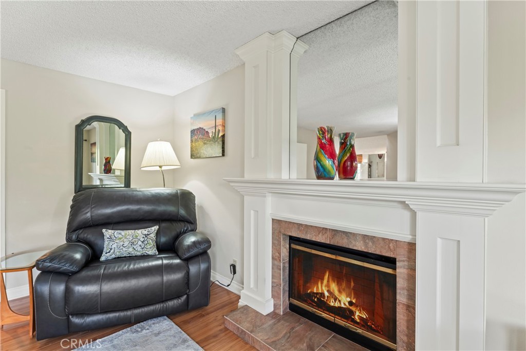 1749 Parkview Redlands, CA 92374 - Photo 21 of 55 a living room with furniture and a fireplace
