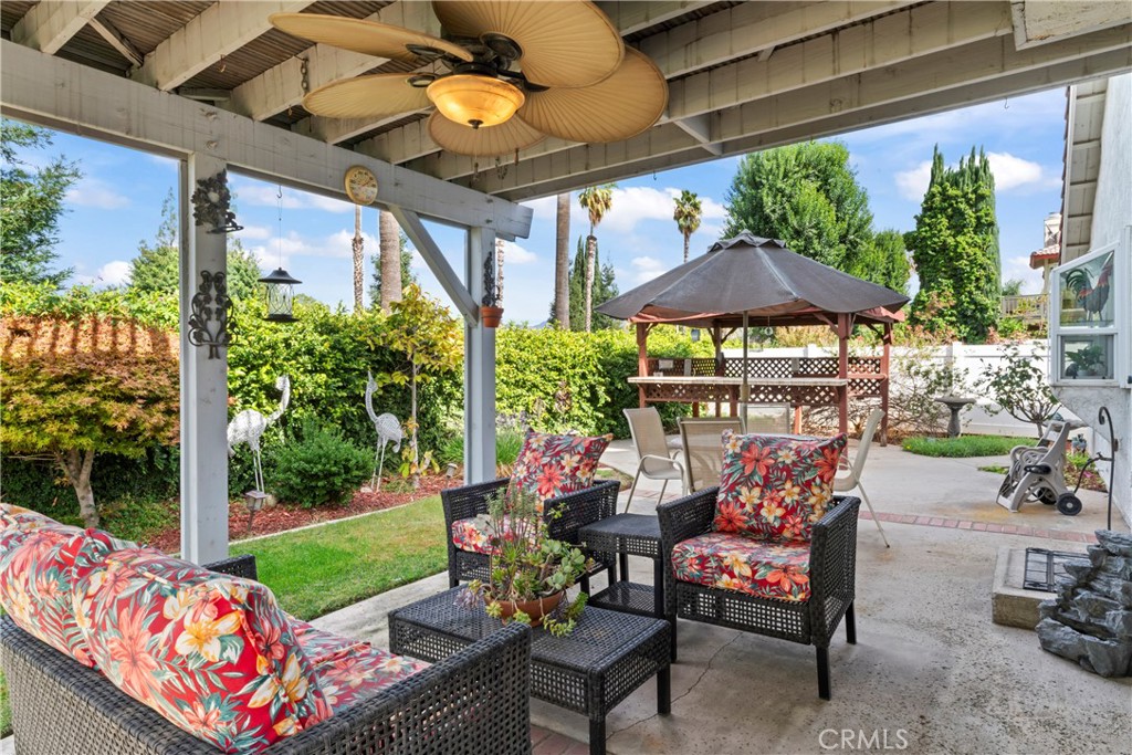 1749 Parkview Redlands, CA 92374 - Photo 45 of 55 a outdoor space with furniture and garden view
