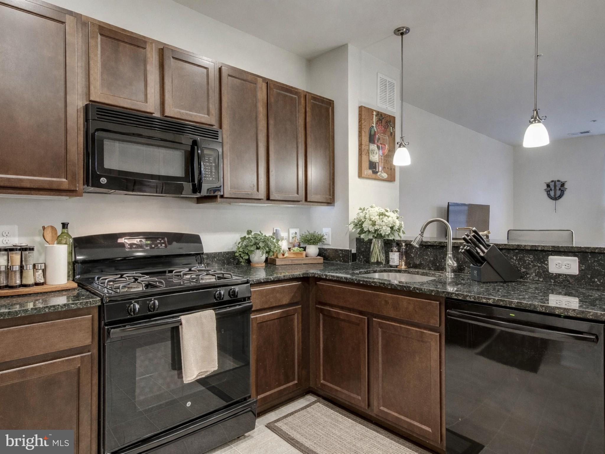 4847 Dane Ridge Circle, Unit 87 Woodbridge, VA 22193 - Photo 8 of 26 The kitchen boasts beautiful granite counter tops!