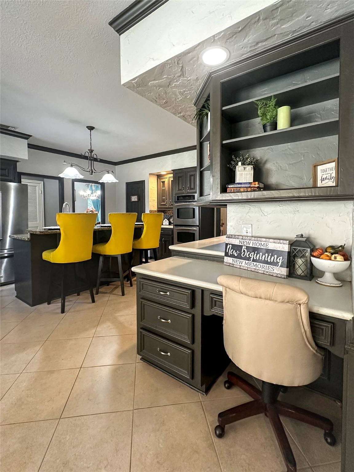 17003 Misty Creek Drive Spring, TX 77379 - Photo 12 of 50 A dedicated desk area with built-in counters and cabinetry makes it easy to balance work and home life.
