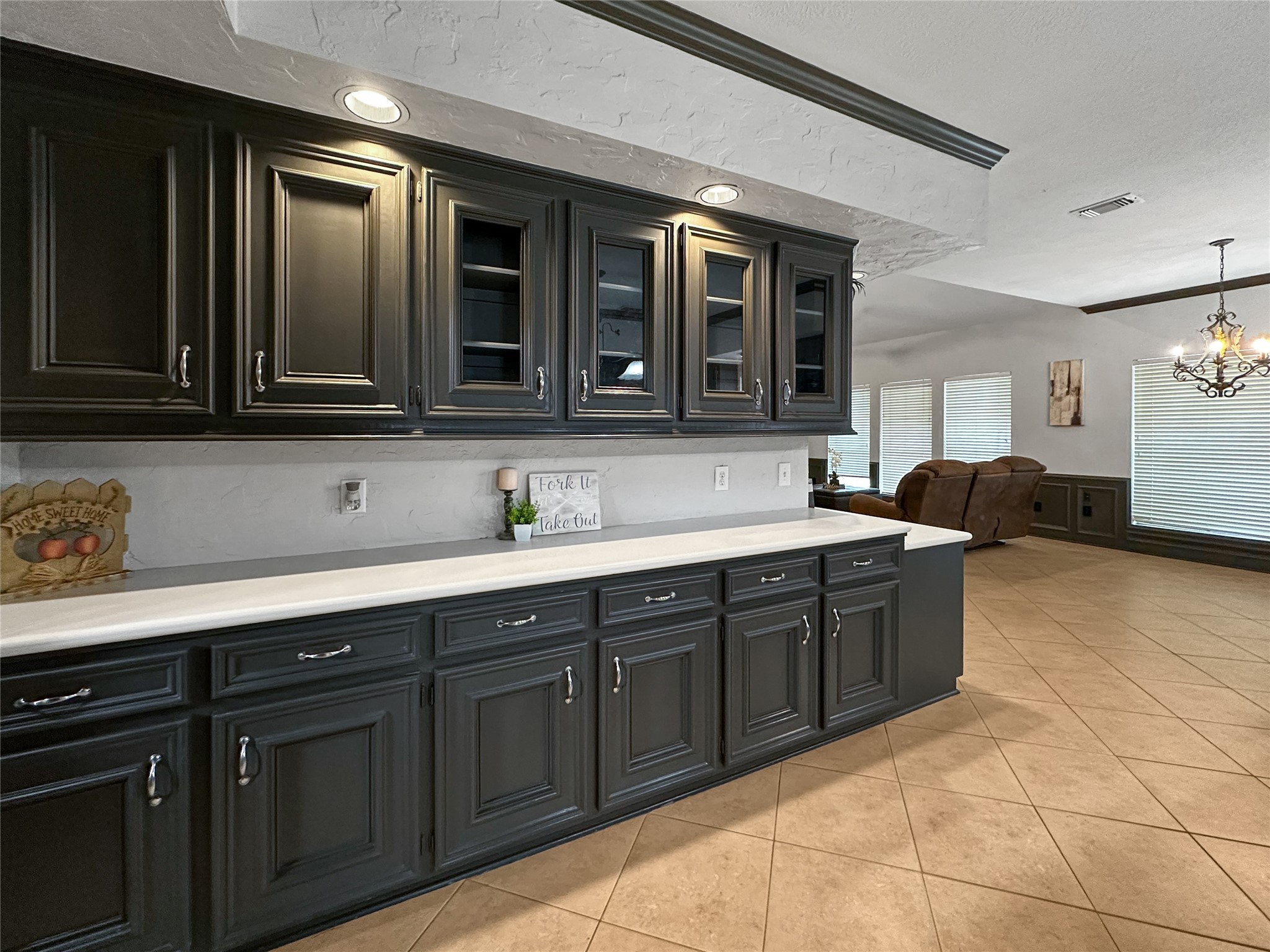 17003 Misty Creek Drive Spring, TX 77379 - Photo 17 of 50 a spacious bathroom with a granite countertop sink and a mirror