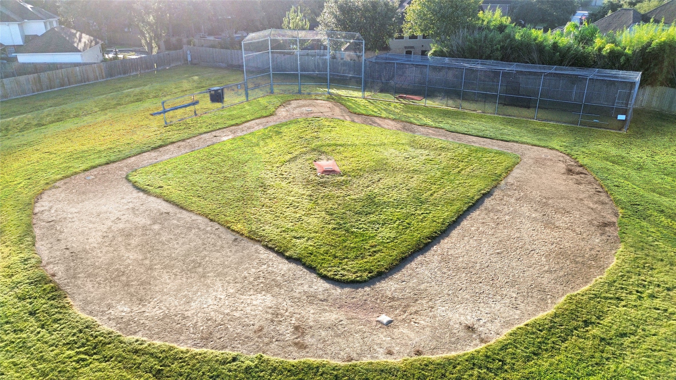 17003 Misty Creek Drive Spring, TX 77379 - Photo 47 of 50 Located at the corner of Winding Ridge and Fellowship Lane. The fields consist of a newly updated batting cage, 2 large fields suitable for 12U and under baseball or softball and 2 smaller fields for 9u and under. The fields can be converted for flag football in the fall. All fields are for resident’s use only. Reservations must be active.
