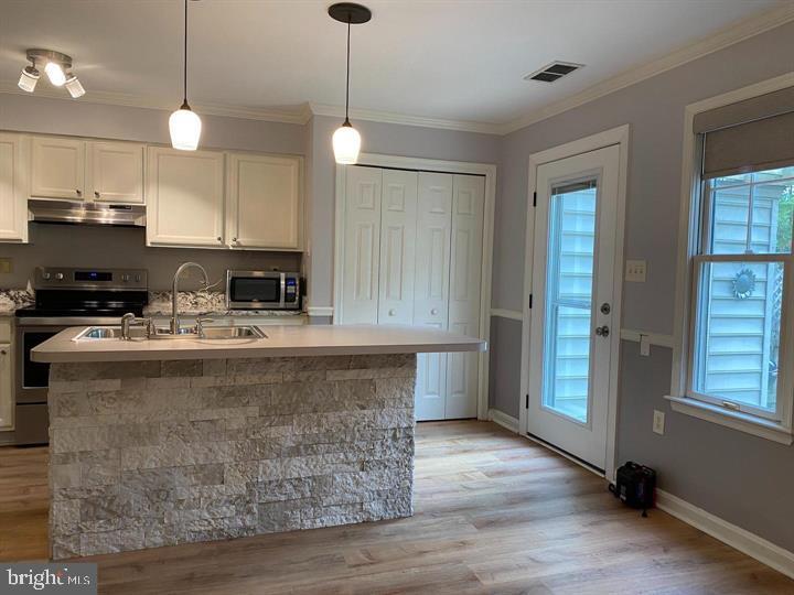 211 Morningside Drive Falling Waters, WV 25419 - Photo 10 of 42 a kitchen with kitchen island a counter space a sink appliances and cabinets