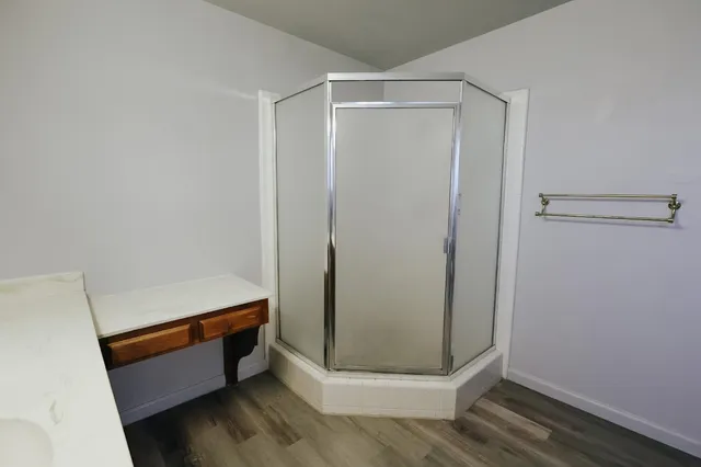 a room with storage and utility