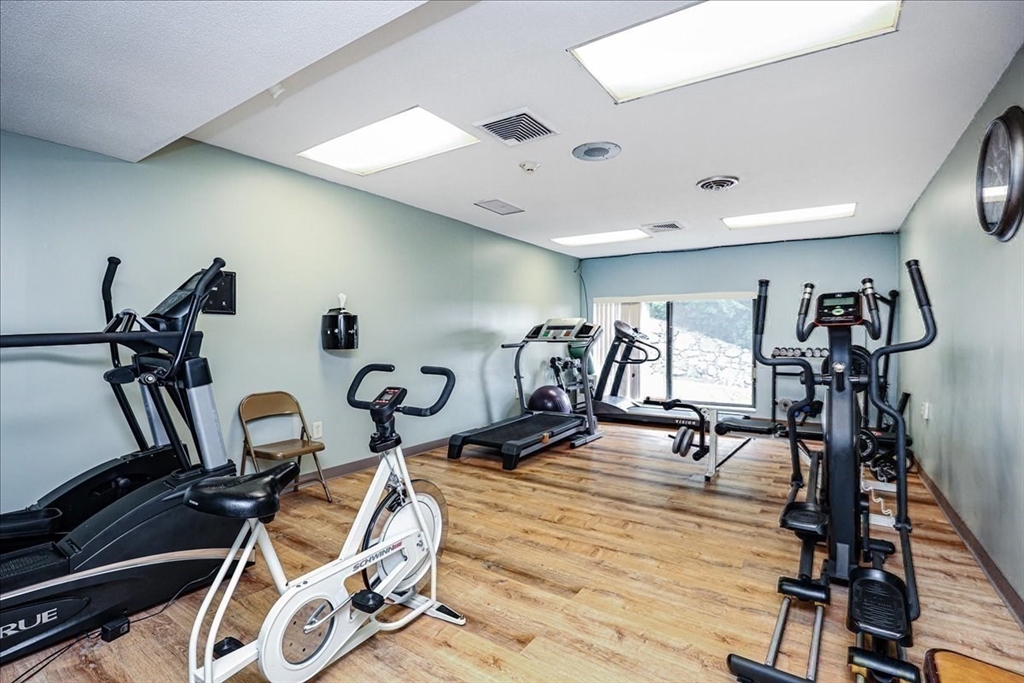 1006 Paradise Road, Unit 3R Swampscott, MA 01907 - Photo 28 of 34 a view of a room with gym equipment
