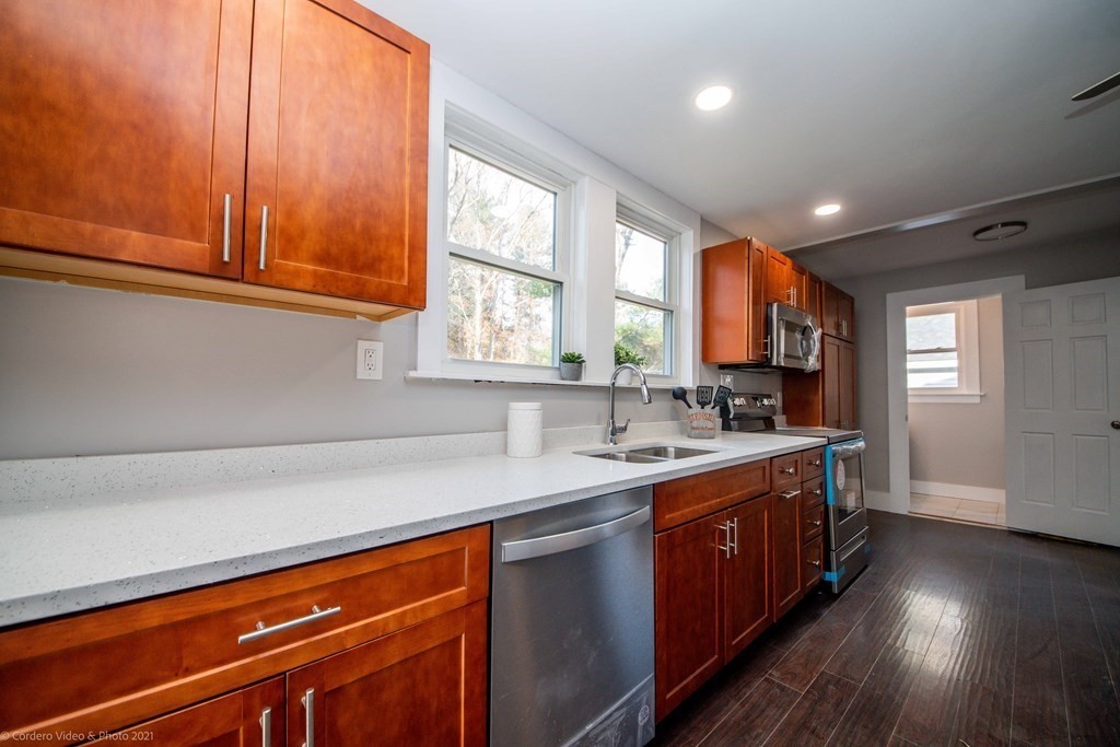 67 Wareham Road Marion, MA 02738 - Photo 24 of 29 a kitchen with sink and cabinets