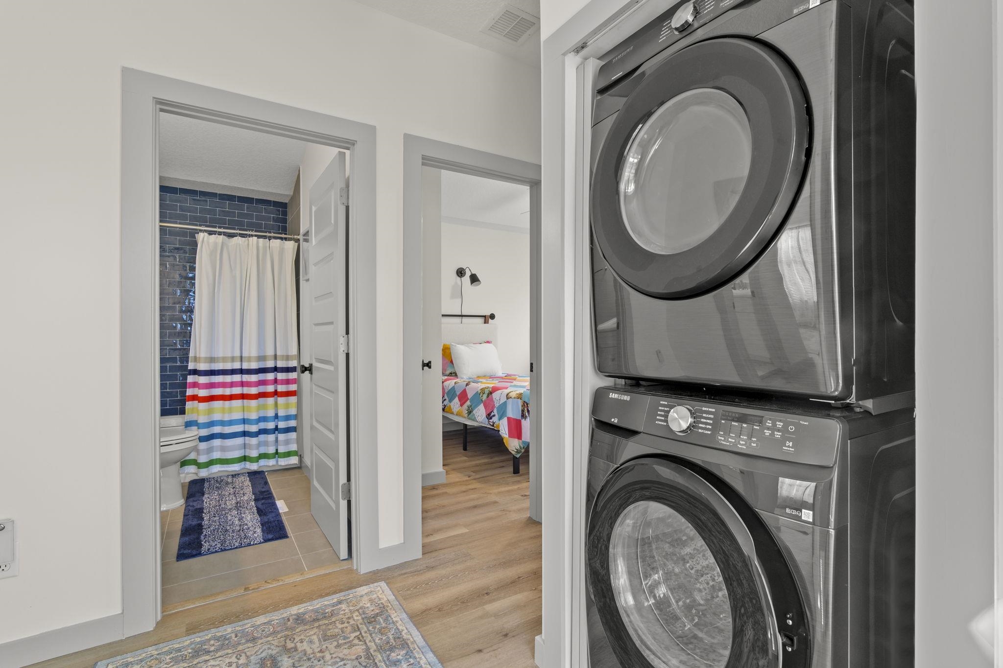 110 Moore Street St. Augustine, FL 32084 - Photo 15 of 39 a view of bathroom with washer and dryer