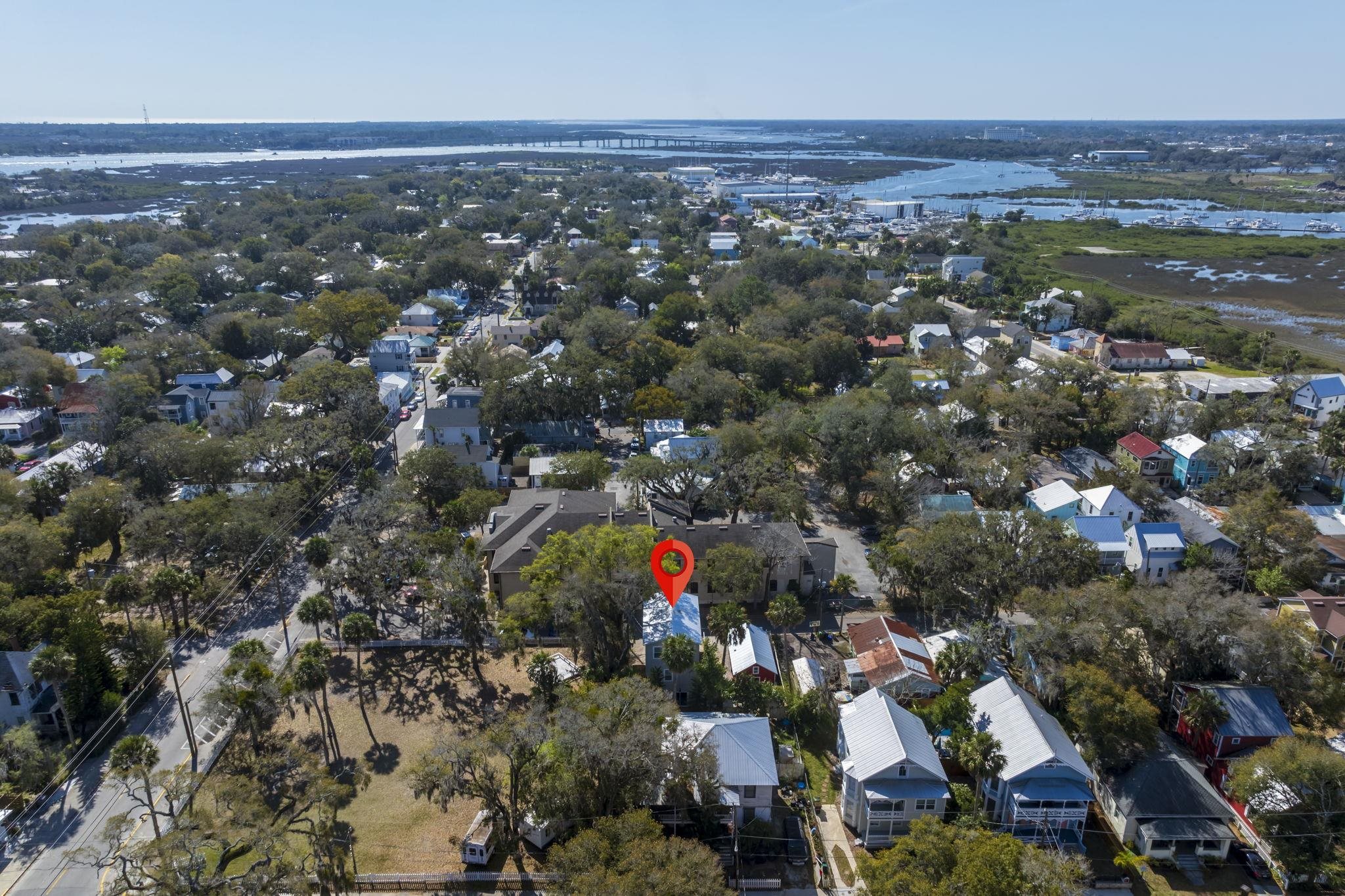 110 Moore Street St. Augustine, FL 32084 - Photo 31 of 39 an aerial view of multiple house