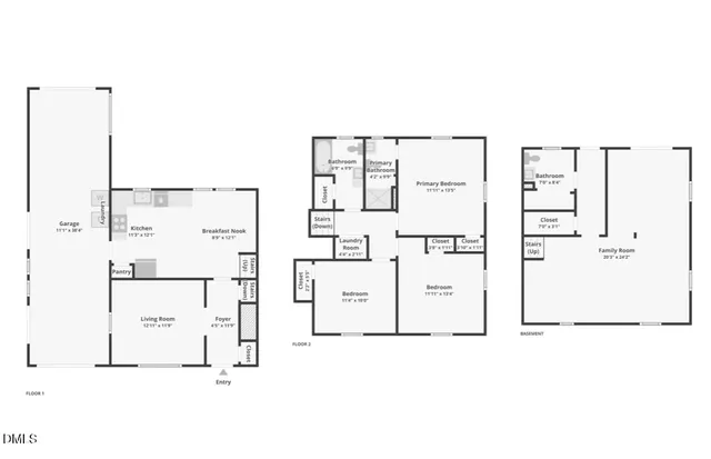 a view of a yard with an trees