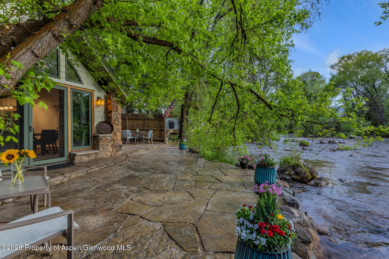 Back Patio on the River