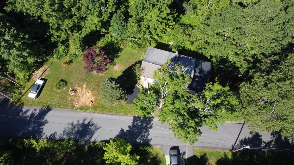 56 Lombard Road Hubbardston, MA 01452 - Photo 27 of 29 an aerial view of a house with a yard
