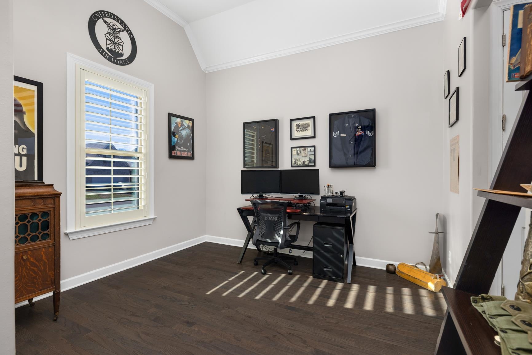 235 Misty Fields Road Oakland, TN 38060 - Photo 20 of 40 a view of a workspace with furniture and a window