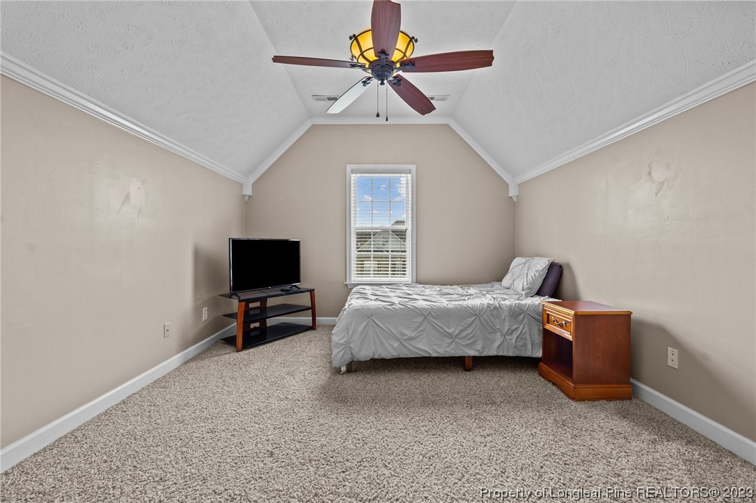 6407 Cattesmore Road Fayetteville, NC 28311 - Photo 29 of 42 a bedroom with furniture and a flat screen tv