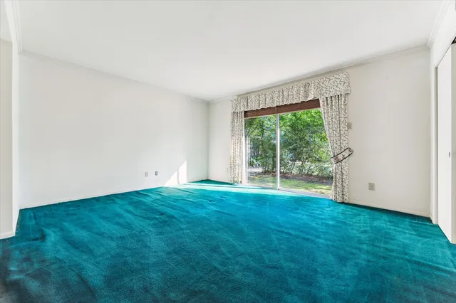 a view of room with yard