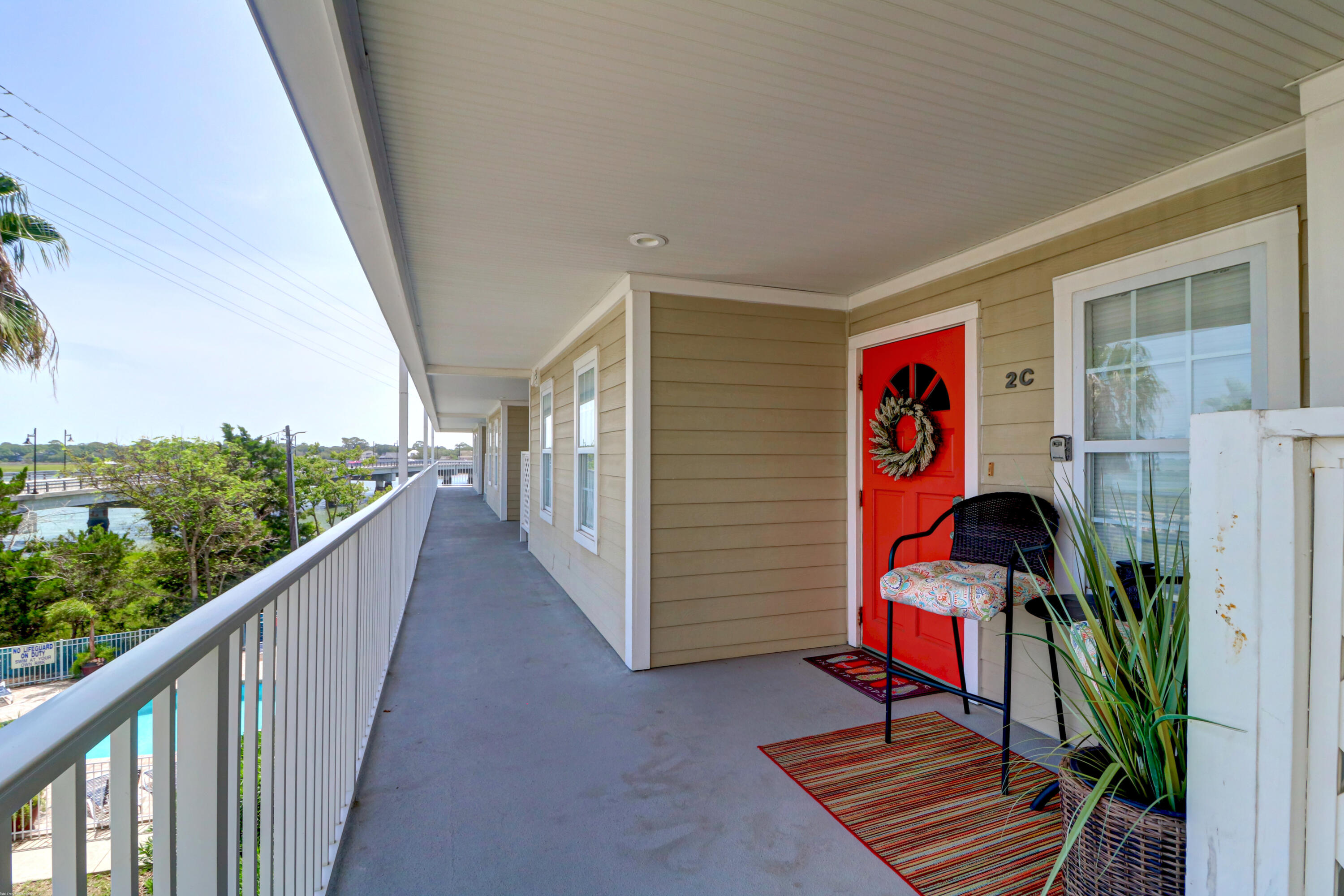 2395 Folly Road, Unit 2C Folly Beach, SC 29439 - Photo 3 of 64 2C Front Entrance