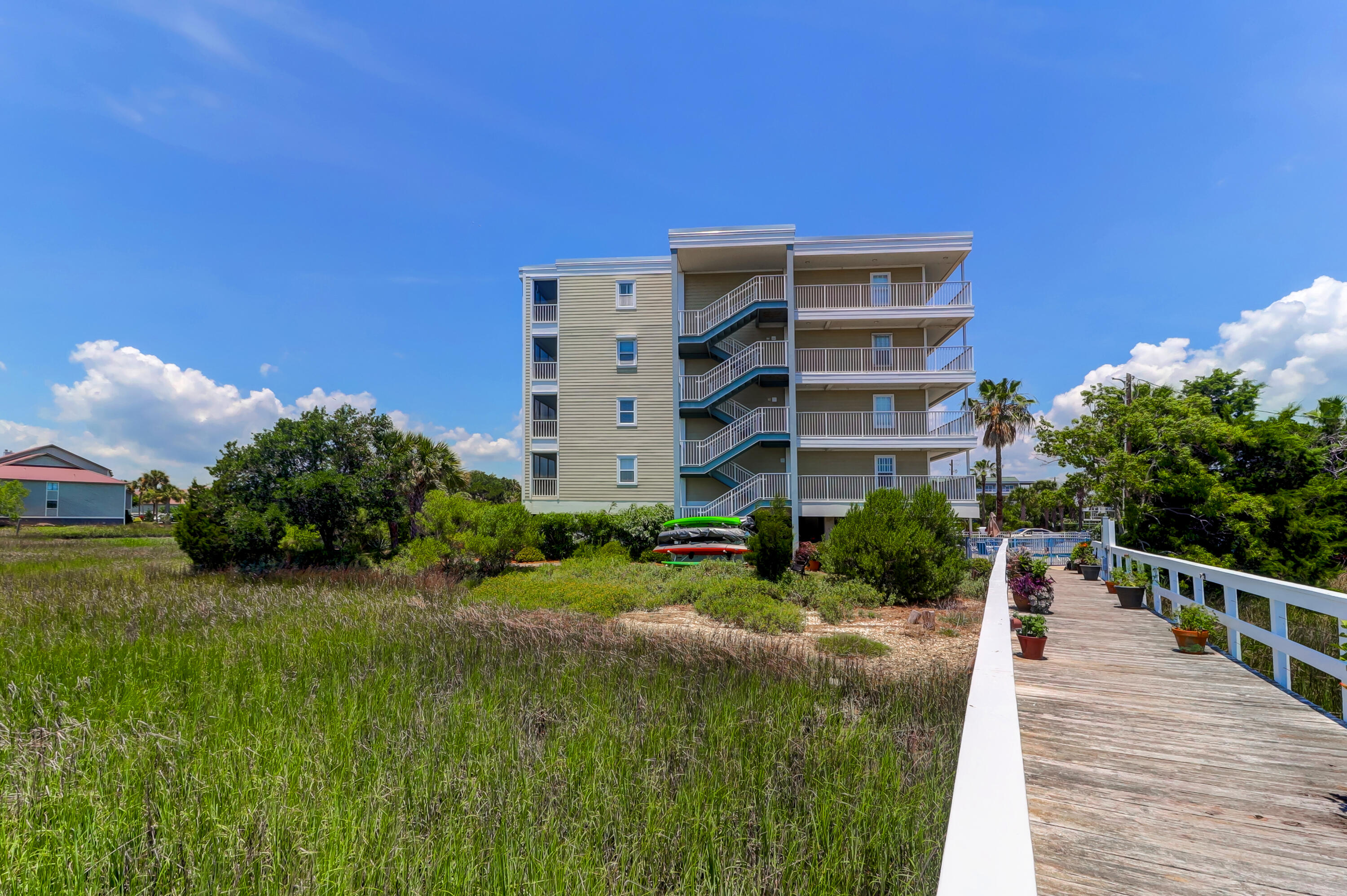 2395 Folly Road, Unit 2C Folly Beach, SC 29439 - Photo 35 of 64 Side Staircase