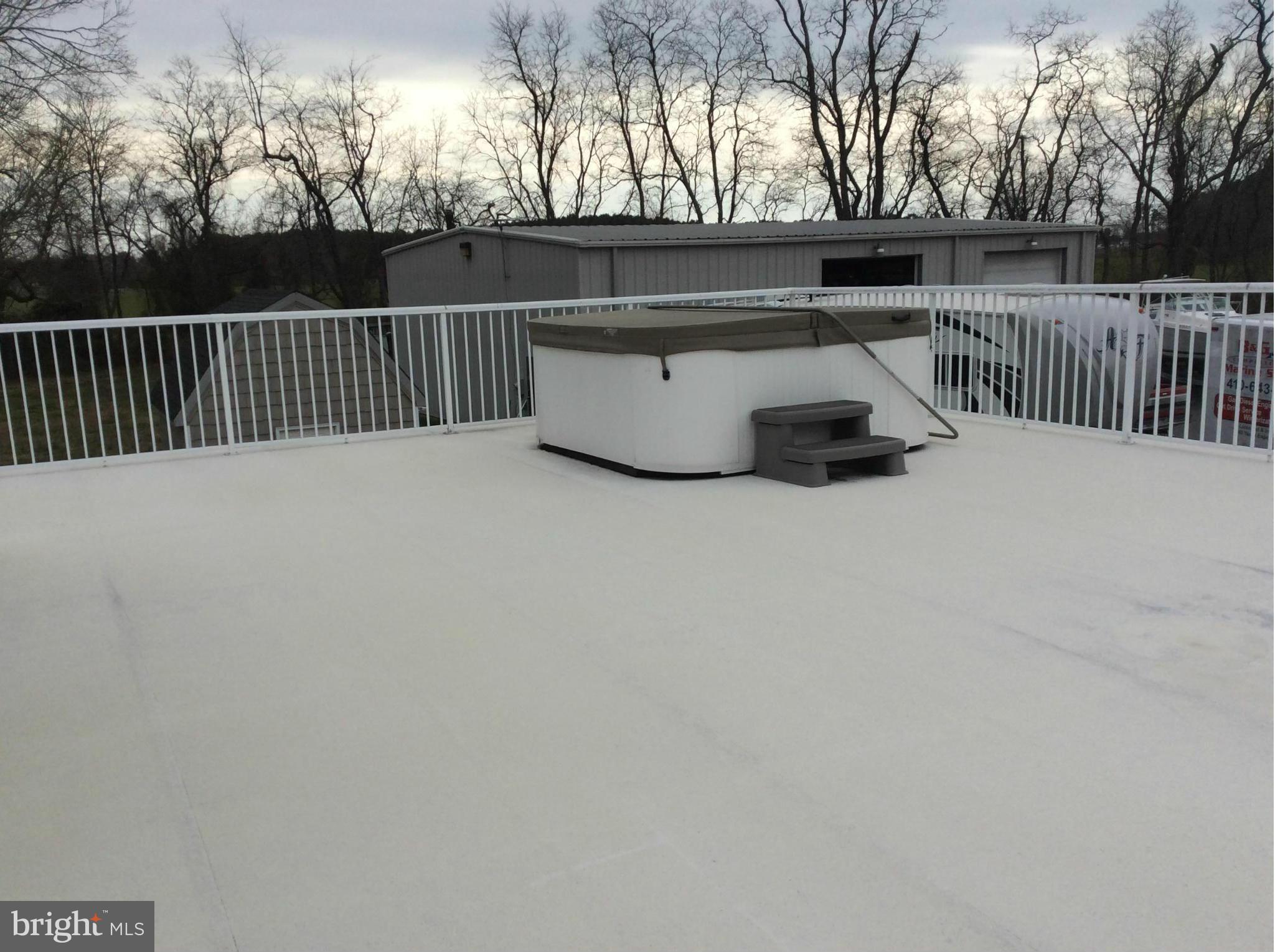 123 Little Neck Road Stevensville, MD 21666 - Photo 13 of 29 Roof Top Hot Tub with a Water View