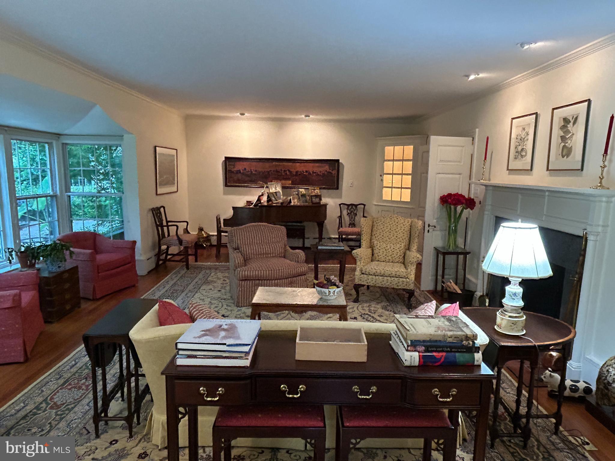 750 Harrison Road Villanova, PA 19085 - Photo 13 of 43 a view of a dining room with furniture window and outside view