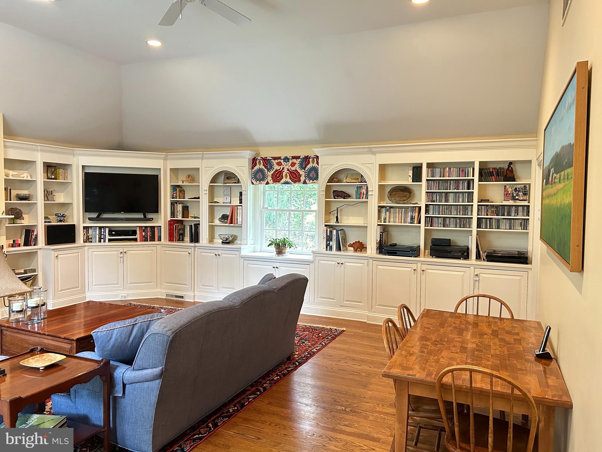 750 Harrison Road Villanova, PA 19085 - Photo 27 of 43 a living room with furniture and a flat screen tv