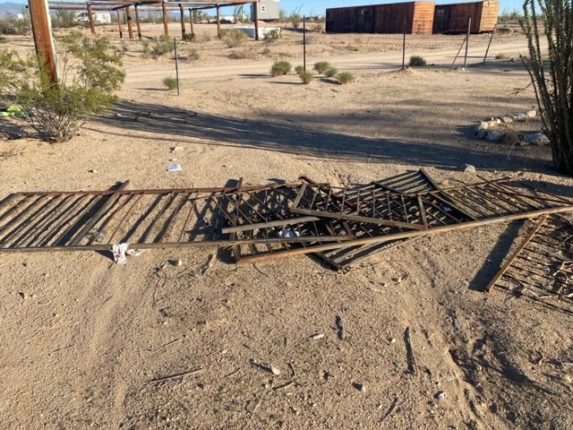 14355 Anegam Road Yucca, AZ 86438 - Photo 15 of 16 View of yard