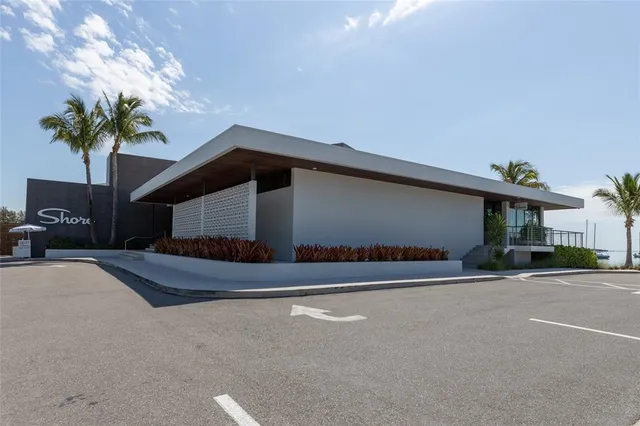 a view of a house with a street