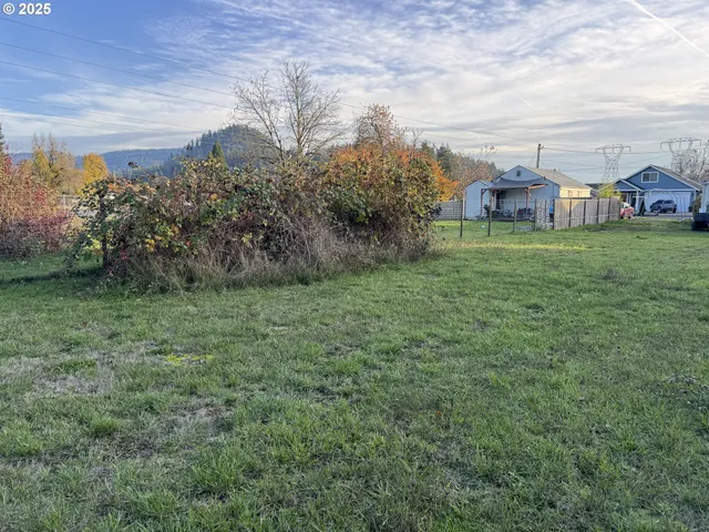a view of a house with a big yard