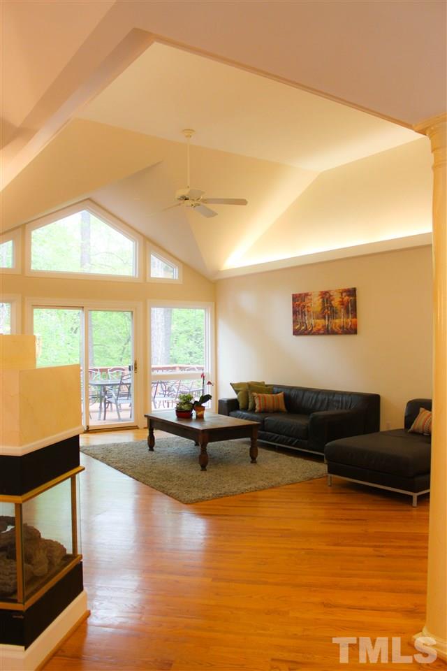 505 Booth Road Chapel Hill, NC 27516 - Photo 5 of 25 a living room with furniture and a large window