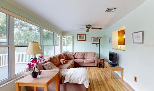 a view of an outdoor space with seating