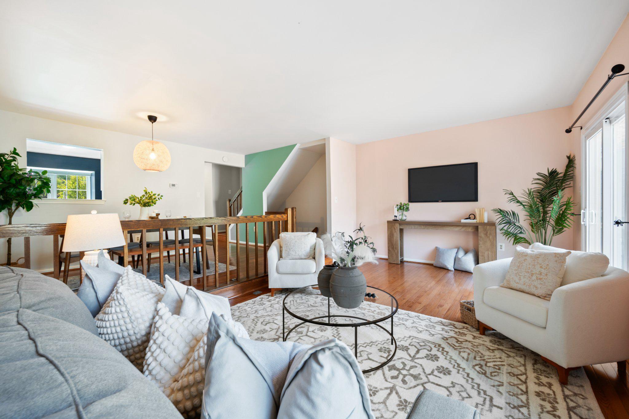 10364 Castlehedge Terrace Silver Spring, MD 20902 - Photo 9 of 31 Living room with sliding doors to the deck