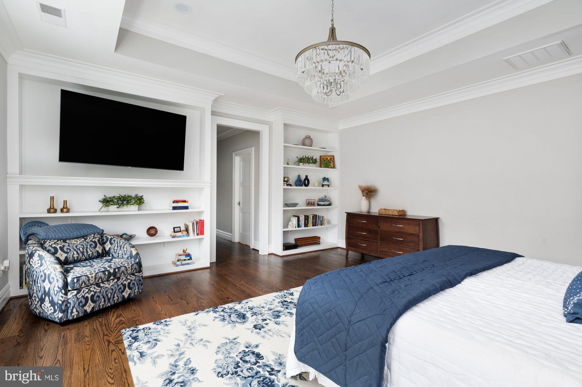 1610 Brookside Road McLean, VA 22101 - Photo 23 of 51 a bedroom with furniture and a flat screen tv