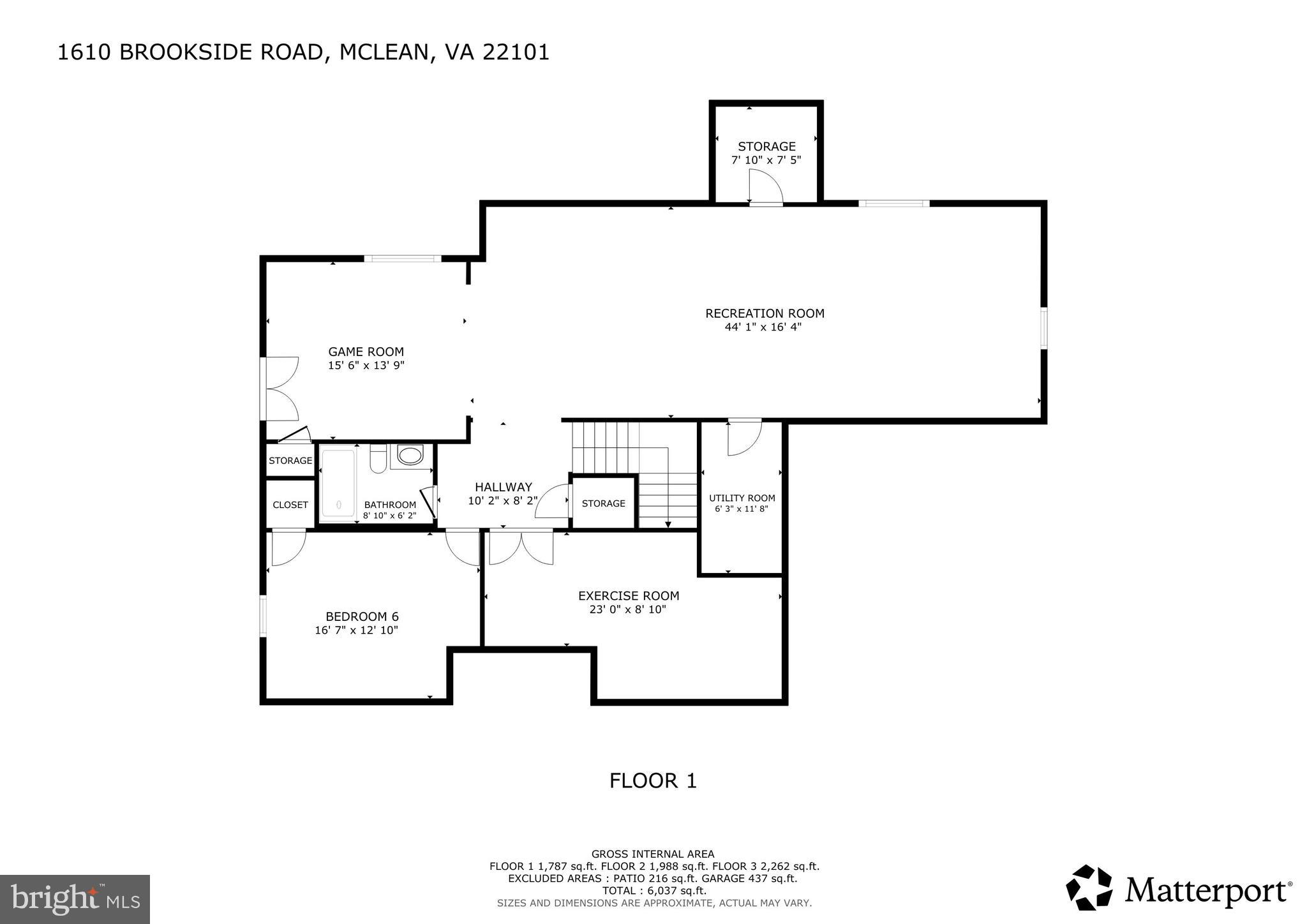 1610 Brookside Road McLean, VA 22101 - Photo 50 of 51 a picture of a floor plan