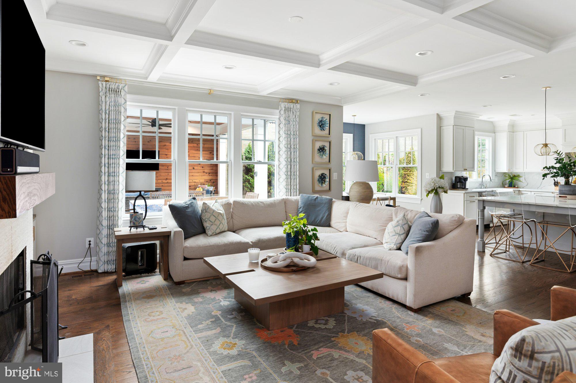 1610 Brookside Road McLean, VA 22101 - Photo 9 of 51 a living room with furniture and a flat screen tv