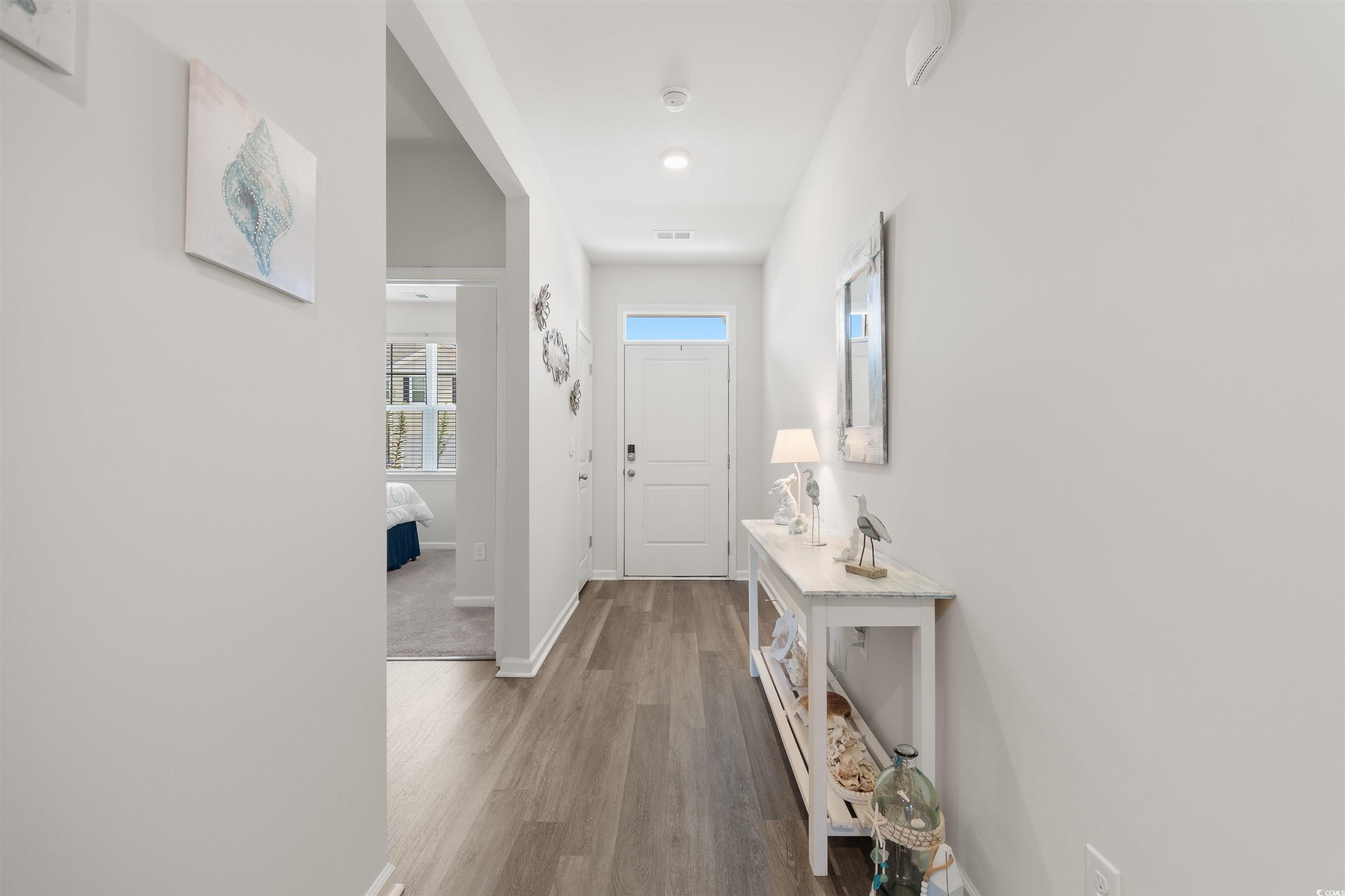 2438 Polaris Path Myrtle Beach, SC 29577 - Photo 3 of 40 Foyer entrance with baseboards and wood finished floors