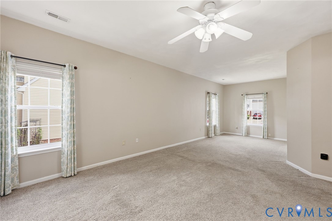 14719 Clover Ridge Lane Chesterfield, VA 23832 - Photo 15 of 36 Spacious room featuring neutral carpeting, light-t