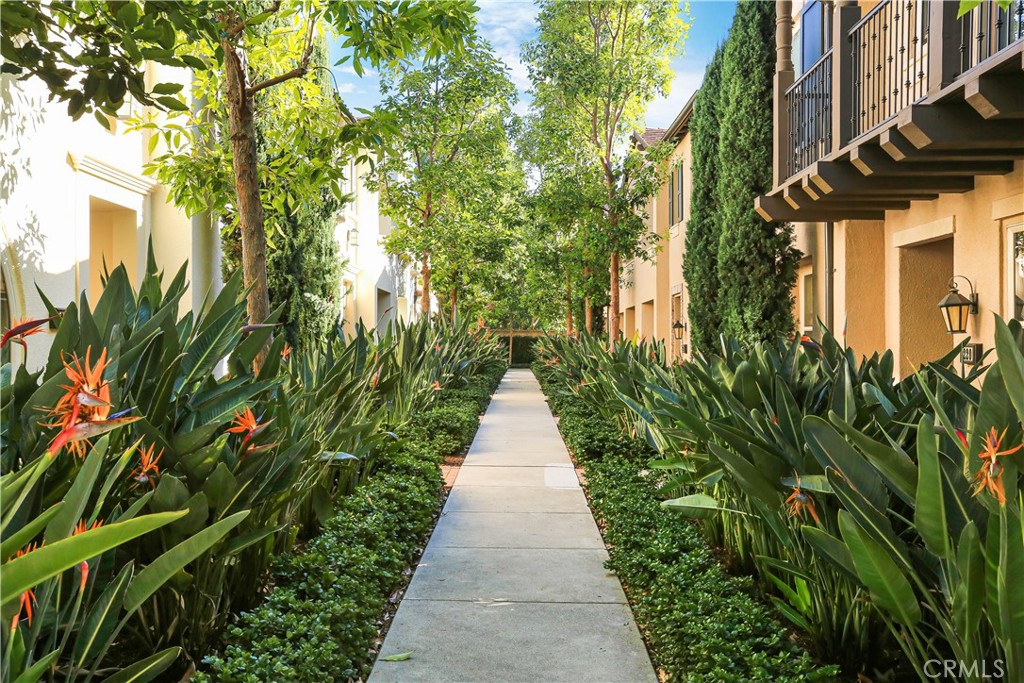 220 Kempton Irvine, CA 92620 - Photo 7 of 42 a view of a pathway both side of the house